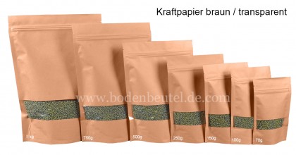 Kraftpapier Braun / Transperent